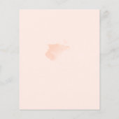 Papier Invitation du Baby shower Halloween Boo Budget (Dos)