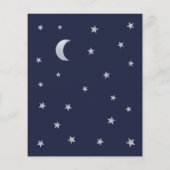 Papier Invitation du Baby shower Little Star Twinkle budg (Dos)