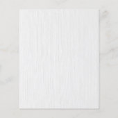 Papier Invitation du Fleur sauvage de la fête du thé nupt (Dos)