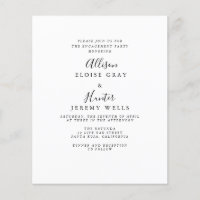 Invitation du groupe d'engagement élégant