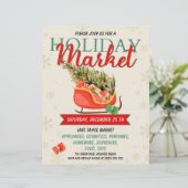 Papier Invitation du marché de Noël (Debout devant)