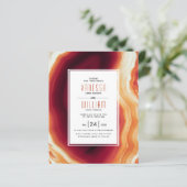 Papier Invitation du mariage de automne de tranche d'âge (Debout devant)