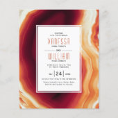 Papier Invitation du mariage de automne de tranche d'âge (Devant)