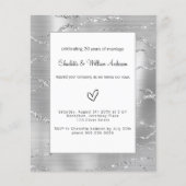 Papier Invitation du mariage de renouvellement de voeux S (Devant)