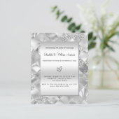 Papier Invitation du mariage de renouvellement de voeux S (Debout devant)