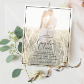 Papier Invitation du Mariage du budget