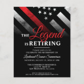 Papier Invitation du parti de retraite des pompiers du bu (Devant)