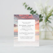 Papier Invitation du service commémoratif de tournage du  (Debout devant)