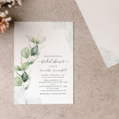 Papier Invitation Elegant Eucalyptus Bridal Shower