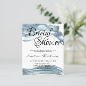 Papier Invitation Élégante De Douche Nuptiale Budget. (Debout devant)