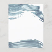 Papier Invitation Élégante De Douche Nuptiale Budget. (Dos)