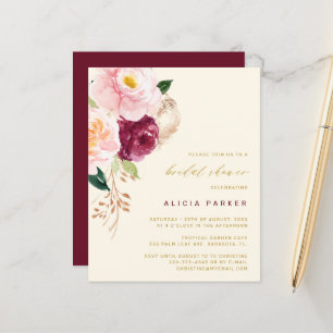 Papier Invitation élégante et économique pour une fête pr