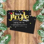 Papier Invitation Festive de Noël Jingle & Mingle