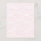 Papier Invitation Fête des mariées florale rose budget (Dos)