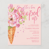 Papier INVITATION Fête des mariées rose (Devant)