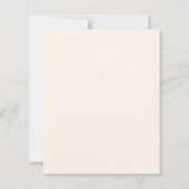 Papier Invitation Fleur sauvage d'anniversaire Douce comm (Dos)