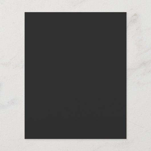 Papier Invitation Mariage Art Déco Noir Élégant Budget (Dos)