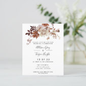 Papier Invitation mariage de automne | Budget (Debout devant)