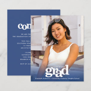 Papier Invitation moderne pour la remise des diplômes du 