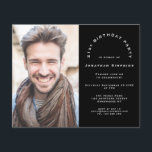 Papier Invitation noire pour l'anniversaire des 21 ans de<br><div class="desc">Une alternative BUDGETAIRE offrant un bon rapport qualité-prix dans un format plus petit de 4, 5 x 5, 6 pouces, avec une finition semi-brillante et un grammage de 110 livres, similaire à l'épaisseur d'une carte postale (mais ne convient pas comme carte postale). Veuillez noter qu'il y a UNE invitation par...</div>