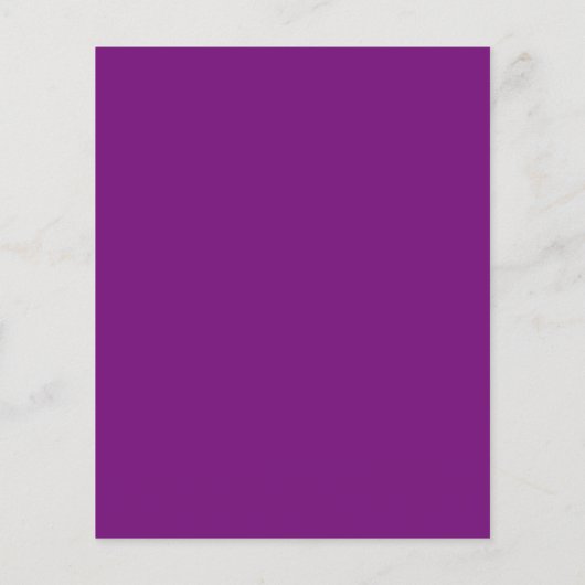 Papier Invitation nuptiale chic violet budget (Dos)