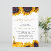 Papier Invitation pas chère pour une baby shower thème so (Debout devant)