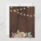 Papier Invitation pas chère pour une pendaison de crémail (Dos)