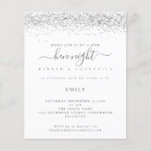 Papier Invitation pas chère pour une soirée de jeune fill (Devant)