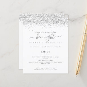 Papier Invitation pas chère pour une soirée de jeune fill