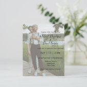 Papier invitation photo de mariage gay élégante et stylée (Debout devant)