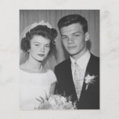 Papier Invitation photo pour le 70e anniversaire (Dos)