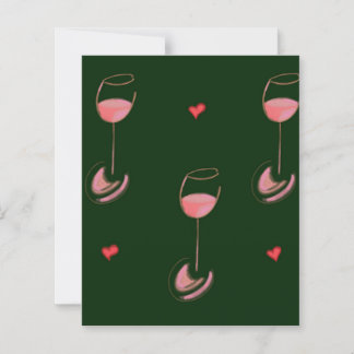 Papier Invitation pour amateur de vin