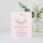 Papier Invitation pour Baby Shower à petit budget : un pe (Debout devant)
