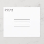 Papier Invitation pour Baby Shower éléphant eucalyptus BU (Dos)