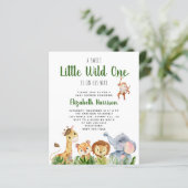 Papier Invitation pour la Baby Shower Fille ou Garçon Sau (Debout devant)