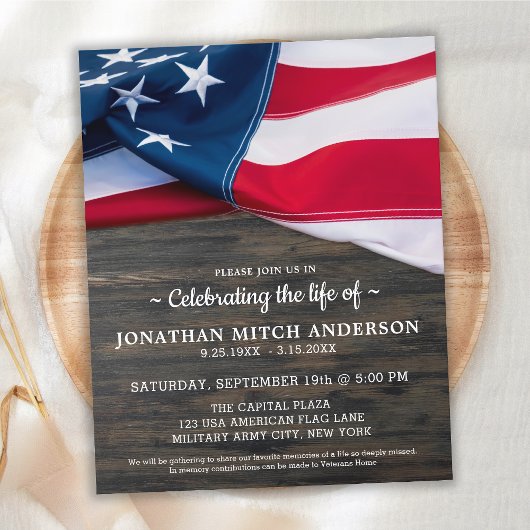 Papier Invitation pour la célébration patriotique de la v