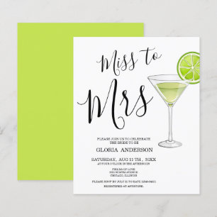 Papier Invitation pour la fête de fiançailles de Miss à M