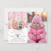 Papier Invitation pour la première année de Winter Oneder (Devant)