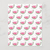 Papier Invitation pour le 1er anniversaire Budget One in (Dos)