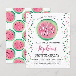 Papier Invitation pour le 1er anniversaire de Budget One