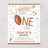 Papier Invitation pour le 1er anniversaire de Football po (Devant)