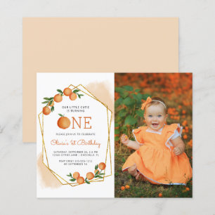 Papier Invitation pour le 1er anniversaire de Little Cuti