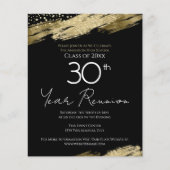 Papier Invitation pour le 30e anniversaire de la promotio (Devant)