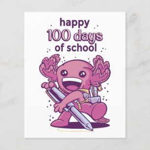Papier Invitation pour les 100 jours d'école