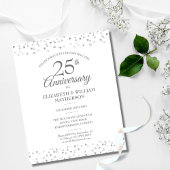 Papier Invitation pour les 25 ans d'anniversaire de maria