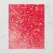 Papier Invitation pour un budget de Sweet 16 Robe rouge p (Dos)