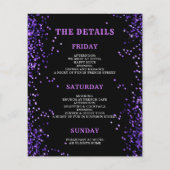 Papier Invitation pour un week-end de célibataire à la No (Dos)