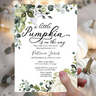 Papier Invitation pour une Baby Shower avec un Petit Budg