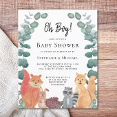 Papier Invitation pour une Baby Shower pour couples amis 