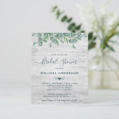 Papier Invitation pour une Baby Shower sur le thème de l' (Debout devant)